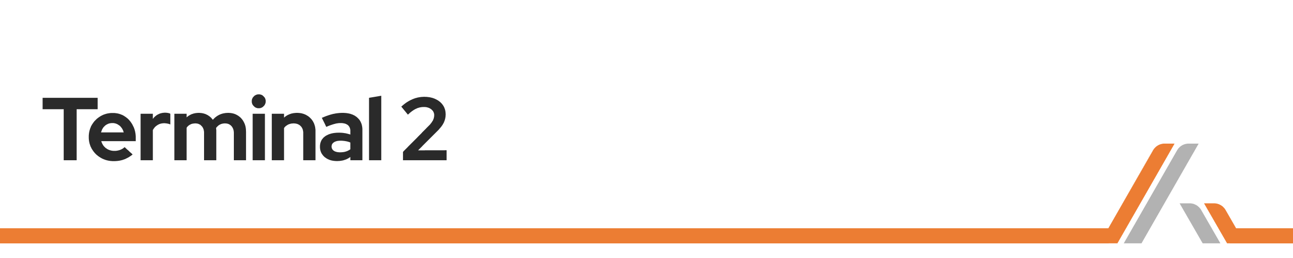 Airport Terminal 2 Sign