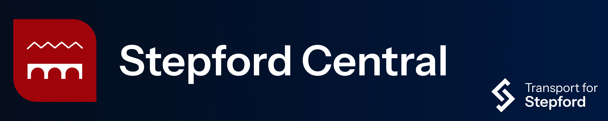 Stepford Central Sign