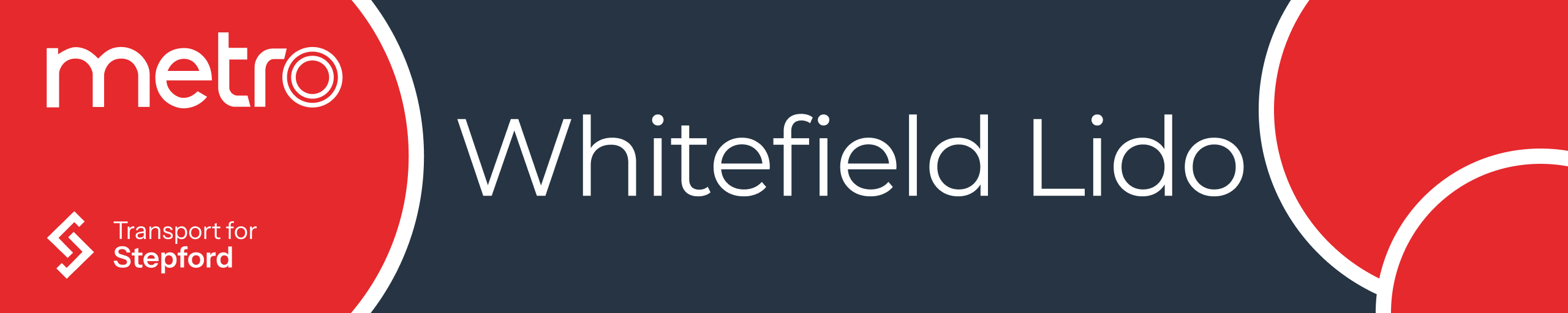 Whitefield Lido Sign